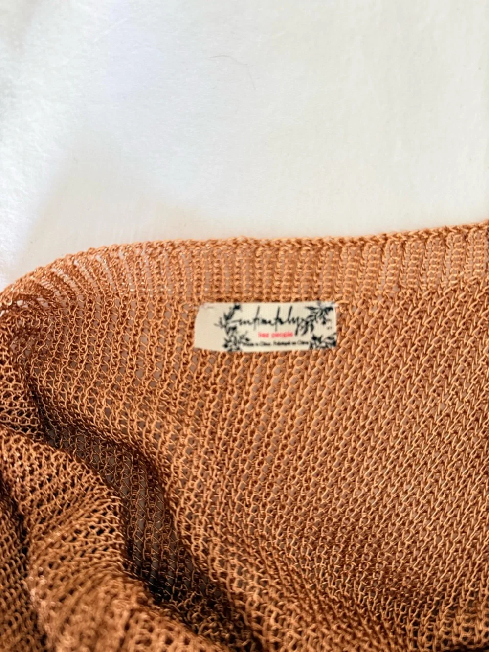 Free People Bronze Knit Halter Bodysuit - Picture 3 of 4